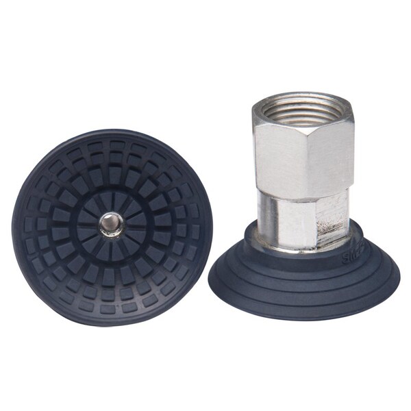 Fipa Flat vacuum cup diam. 40 mm, NBR blue, fitting G3/8-female 103.040.038.1 - main